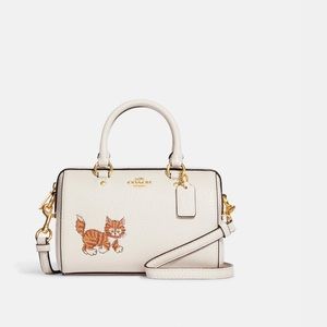 Mini Rowan Crossbody With Dancing Kitten